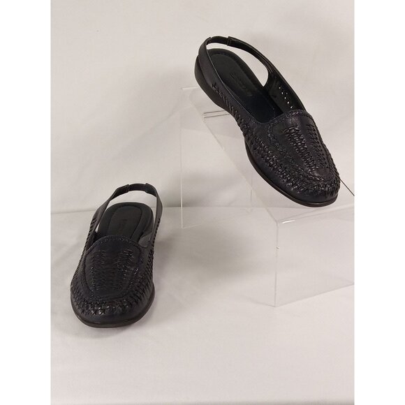 Sandler of Boston Original Box Women's Rio Navy Blue Flats Size 7.5M - Picture 4 of 10